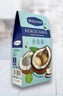 Конфеты “Кокосанка” оригинальная Bezglutini 105г 20931