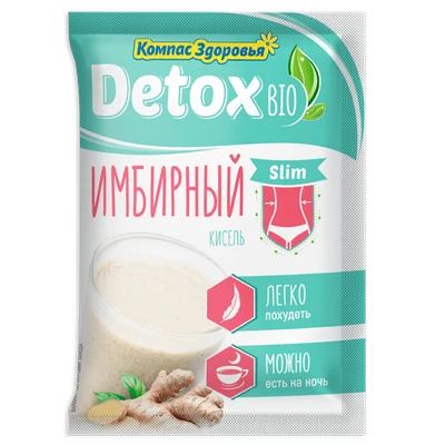 Кисель detox bio Slim Имбирный 10пак. 250г 16352