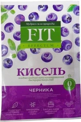 Кисель FIT EFFECTUM “Черника” б/р пакет-саше 30г 17003
