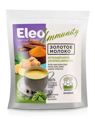 Напиток Золотое молоко “Immunity” Eleo 150г 21070