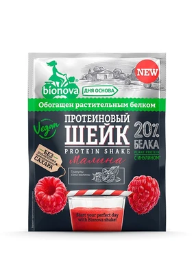 Шейк протеиновый с Малиной “Bionova” 25г 17865
