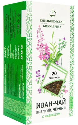 Иван-чай с чабрецом ферментированный, пакетик 20*1,5г 19871