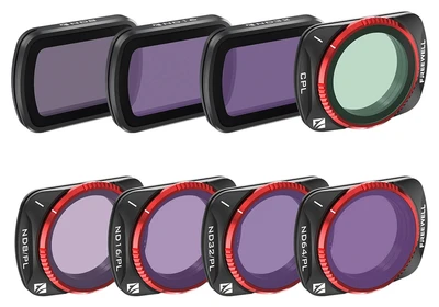 Комплект из 8 фильтров (ND8/16/32/CPL/ND8-PL/16/32/64) DJI Osmo Pocket 3 (All Day) (Freewell) 1890915168