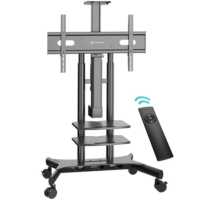 Моторизированная мобильная напольная стойка ONKRON TS1881 eLift Black для размера 50"-86" 75637496