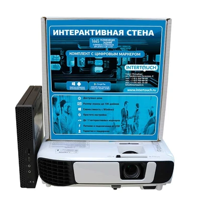 Интерактивная стена для ДОУ + наборы интерактивных приложений InterTouch Iwall Master Touch (Full/PC/PR) 834497096