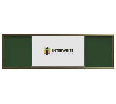 Раздвижная рельсовая система Interwrite IGB1W для интерактивных панелей с диагональю 65", 75" (мел+маркер) 1384706840