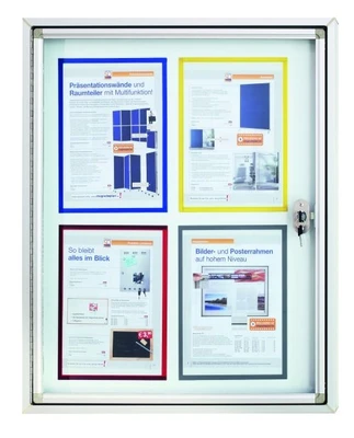 Доска-витрина Magnetoplan CC д/наруж.испол,9хА4,900х1125мм 1279295749