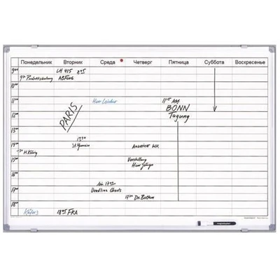 Планинг Magnetoplan "На неделю"CC,930х630мм,7дн.нед.,20строк 1661771915