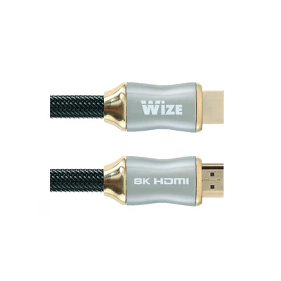 Кабель HDMI Wize WAVC-HDMI8K-5M 5 м, v.2.1, 19M/19M, 8K/120Hz/60Hz, 4K/144Hz/120Hz 1182513287