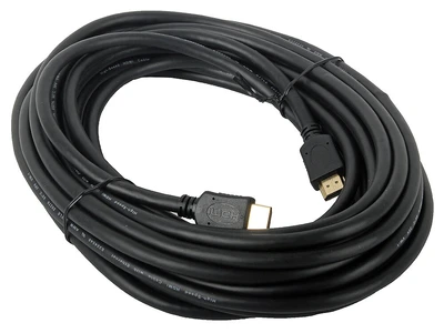 Кабель Гарнизон HDMI-7,5M, v1.4, 7,5м, черный, позол.разъемы, экран, пакет 1183000921