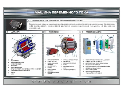 Электрифицированный стенд "Машина переменного тока" Zarnitza 1591404406