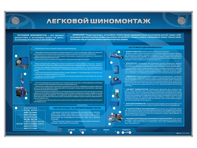 Электрифицированный интерактивный стенд "Легковой шиномонтаж" Zarnitza 1097834081