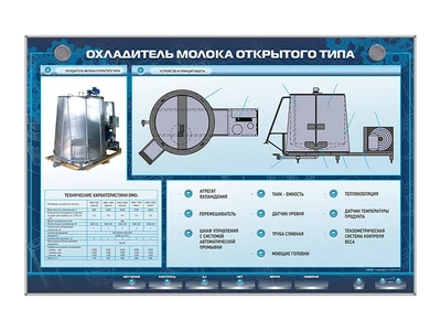 Электрифицированный стенд "Охладитель молока открытого типа" Zarnitza 1537798553