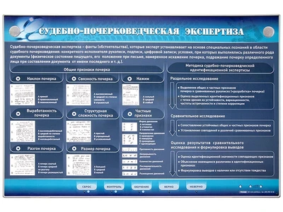 Электрифицированный стенд "Судебно-почерковедческая экспертиза" Zarnitza 751161640