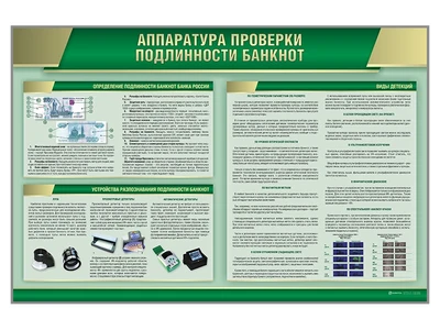 Стенд "Аппаратура проверки подлинности банкнот" Zarnitza 418008194