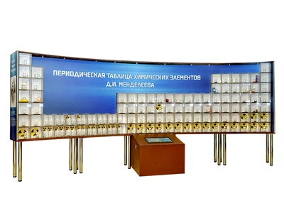 Интерактивный наглядно-демонстрационный комплекс "Периодическая таблица химических элементов Д.И. Менделеева" с натуральными образцами Zarnitza 1028801119