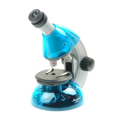Оптический микроскоп Микромед Атом 40x-640x (лазурь) 2130030110