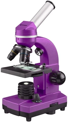 Оптический микроскоп Bresser Junior Biolux SEL 40–1600x, фиолетовый 444204132