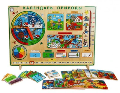 Дидактическая игра: Календарь природы Lamtoys 1603490968