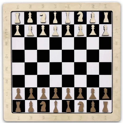 Настенная игра "2 в 1 Шашки + шахматы" «Умничка» 1327588734