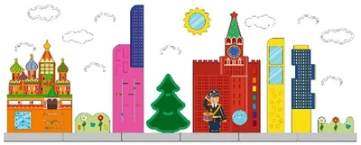 Декоративно-развивающая панель "Кремль" Romsens 1489376871