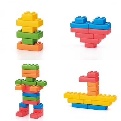 Развивающий конструктор крупногабаритный "BRICK ME" Weplay WPL KC0002.1 1646056002