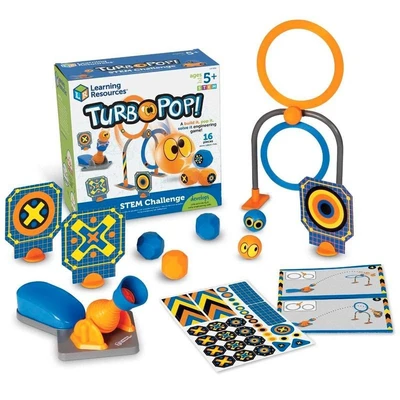 Развивающий игровой набор "Попади в цель. Турбо" Learning Resources LER9292 (серия Crashapult STEM, 16 элементов) 1303740771
