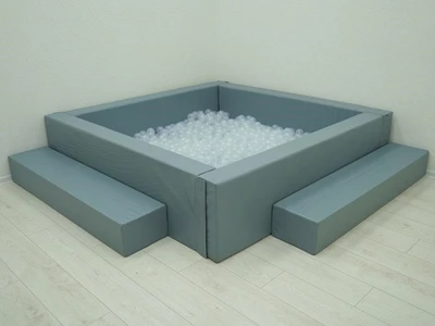 Сухой бассейн АЛМА с шариками и RGB-подсветкой 140х140 см. 19204020