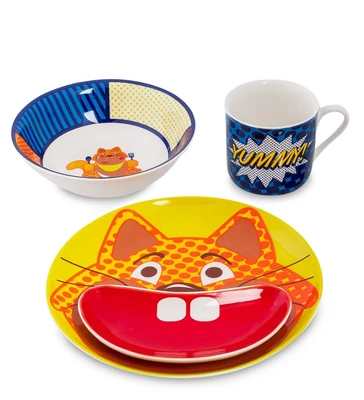 TC-15 Набор посуды «Кот гурман» (Craving cat/TOPCHOICE) 60787578