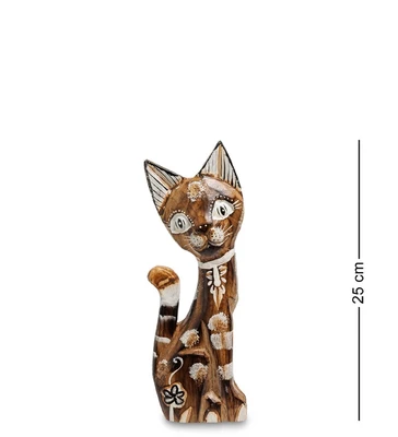 99-143-02 Фигурка «Кошка«сред. 25 см (албезия, о.Бали) 1362712682