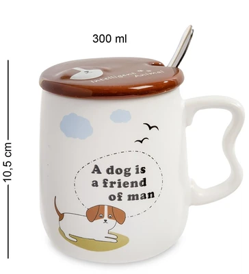 MUG-107/2 Кружка «Собака - друг человека» 1587047124