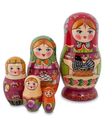 МР-58/ 2 Матрешка 5м «Дуня с курицей» 1505785436