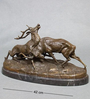 AL-096 Фигура бронзовая «Олени» 155265867