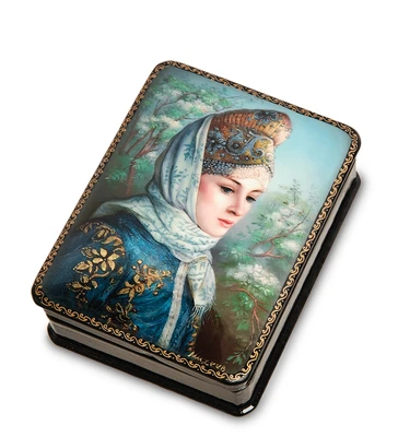 ШК-19/20-A Шкатулка в технике декупаж «Сударыня» (10х8х3,5) 2102356203