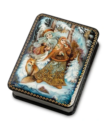 ШК-19/16-A Шкатулка в технике декупаж «Морозко» (10х8х3,5) 51872314