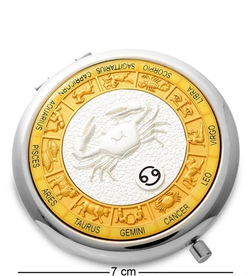 WIN- 02- 2 Зеркало серебр. «Знак Зодиака - Рак» 131137560