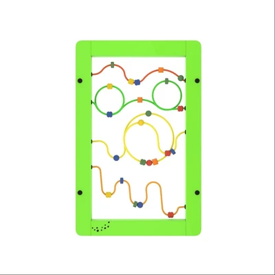 Дидактическая настенная панель IKC Wire Beads Green 1880964938