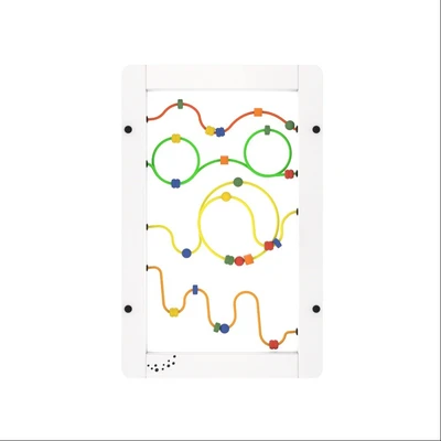 Дидактическая настенная панель IKC Wire Beads White 1824667653