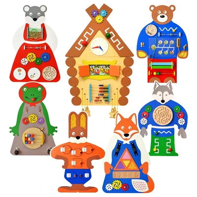 Набор бизибордов Русские народные сказки "Мишка" 1023078861
