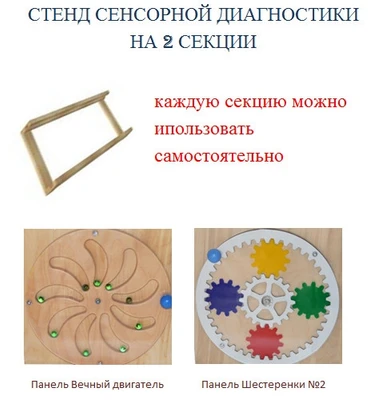 Стенд с тактильно-развивающими панелями №2 Pappado 734716083