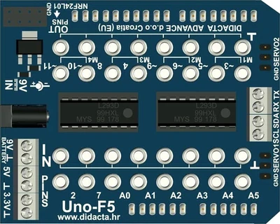Адаптер Fischertechnik для Arduino UNO F5 179450 618921705