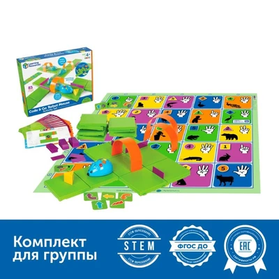 Комплект "Нейроигры с Робомышью для одаренных, нормотипичных и детей с ОВЗ" Learning Resources MS0075 970862393