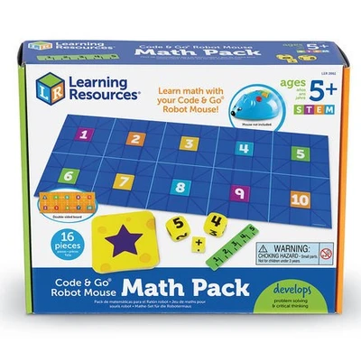 Коврик для Робомыши "Математический коврик" Learning Resources LER2861 (16 элементов) 883670535