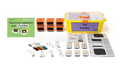 Комплект программируемых роботов Matatalab VinciBot Classroom Set с карточками заданий 1732226327
