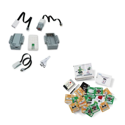 Комплект электроники для WeDo 2.0 + Карты для безэкранного программирования ДС Robo Master 1052404528