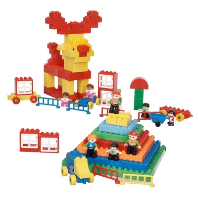 Конструктор Гигантский набор DUPLO 9090 с корзиной 30x30x48см Robo Master 16843544