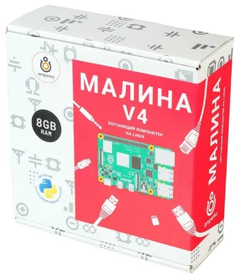 Образовательный набор Малина v4 (8 ГБ) AMP-S061 972193904
