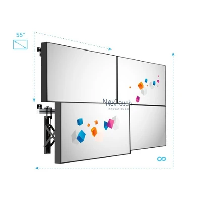 Видеостена 2x2 NexTouch 110" VWLNV1N1855/B 273673624