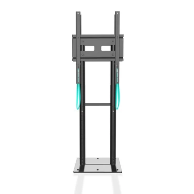 Напольная стойка для двух панелей ONKRON FPRO2L-20 Black для размера 40"-70" 1612630149