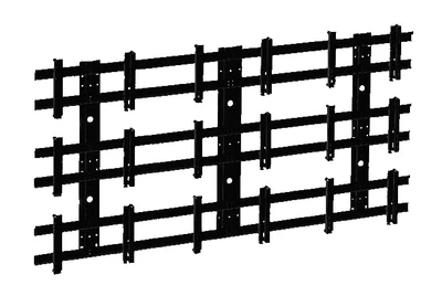 Кронштейн настенный для 9-ти дисплеев размером 46"-60" Antall SR-3x3 1694631822